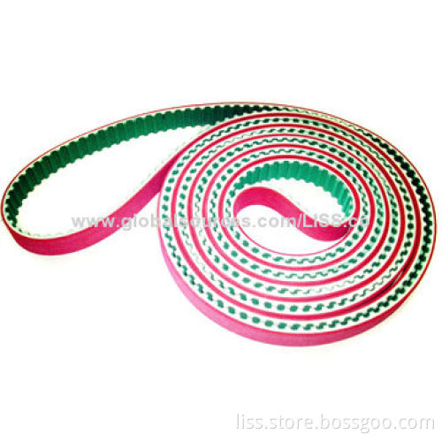 Transmission Belts, Red Coated, Customized Specifications are Accepted